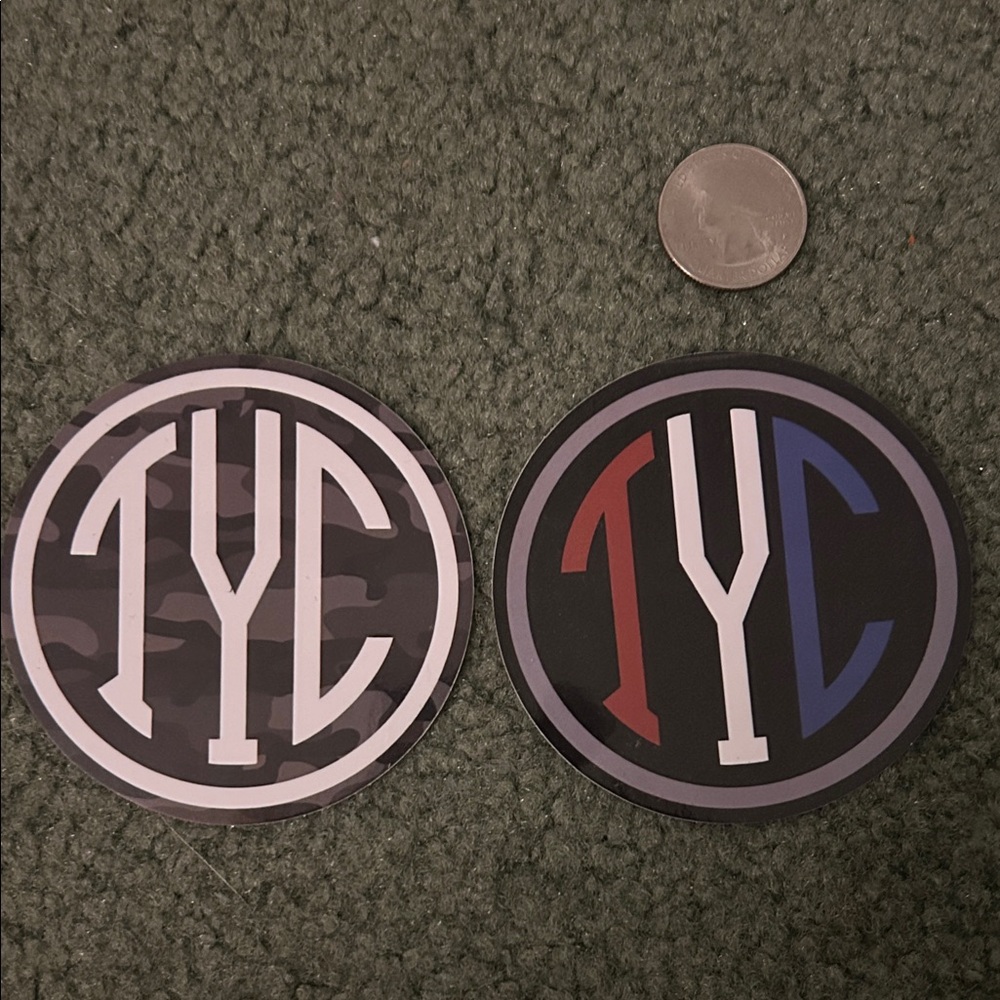 Til You Collapse Black and Gray Logo Stickers